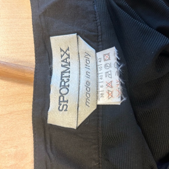 Sportmax Max Mara sz EVC 8 vintage sheer dress with black mini lined interior - Picture 10 of 16